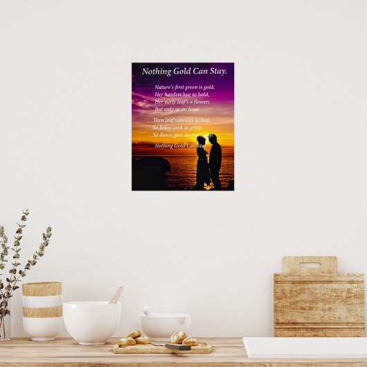 Young Couple Poster (Keuken)