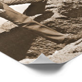 Young Couple Sepia 1915 Poster (Hoek)