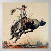 "Young Cowboy" van Will James Poster (Voorkant)