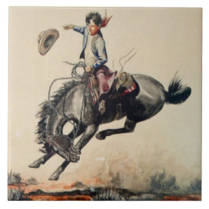 "Young Cowboy" van Will James Tegeltje
