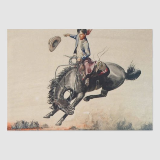 "Young Cowboy" van Will James Tissuepapier (Voorkant)