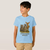 Young Critters Club T-shirt #1 - "Avontuur wacht o (Voorkant volledig)