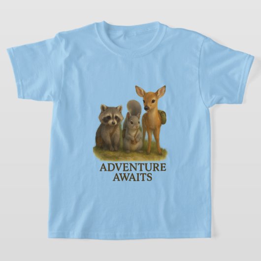 Young Critters Club T-shirt #1 - "Avontuur wacht o (Laagn)