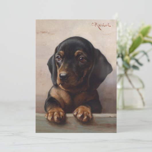 Young Dachshund | Carl Reichert (Staand voorkant)