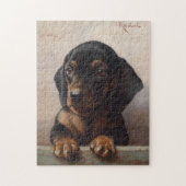 Young Dachshund | Carl Reichert Legpuzzel (Verticaal)