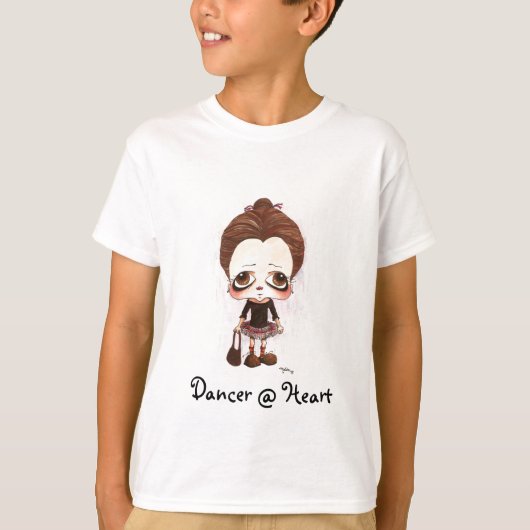 Young Dancer Caricature T-shirt (Voorkant)