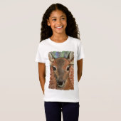 Young Deer Cute Fawn Wildlife Baby T-shirt (Voorkant volledig)