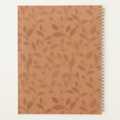 Young Deer in Wildbloemen met Grungy Texture Art Planner (Achterkant)