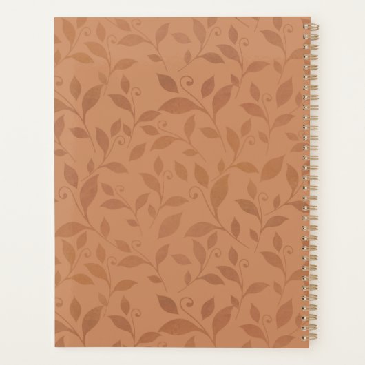 Young Deer in Wildbloemen met Grungy Texture Art Planner (Achterkant)