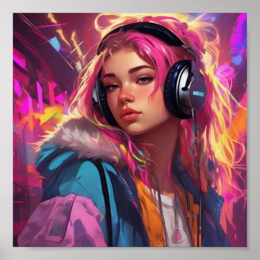 Young dj poster (Voorkant)