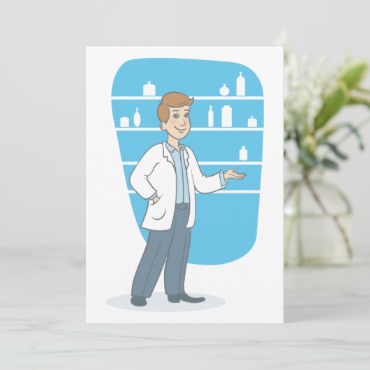 Young Doctor Kaart (Staand voorkant)