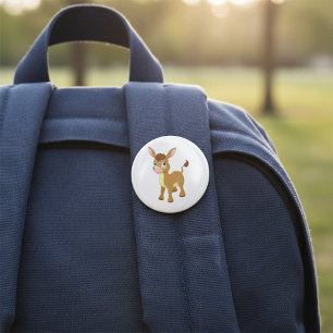 Young Donkey Ronde Button 7,6 Cm