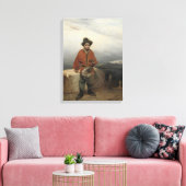 Young Drummer Boy (door Gerolamo Induno) Canvas Afdruk (Insitu (Woonkamer))