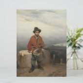 Young Drummer Boy (door Gerolamo Induno) Kaart (Staand voorkant)