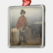 Young Drummer Boy (door Gerolamo Induno) Metalen Ornament (Links)