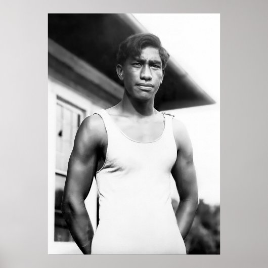 Young Duke Kahanamoku Poster (Voorkant)