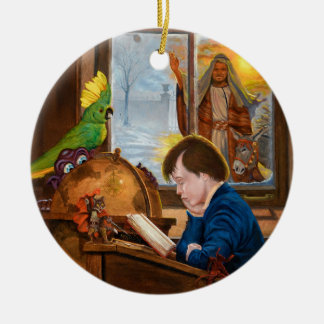 Young Ebeneezer Keramisch Ornament