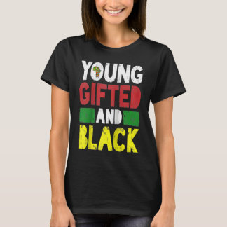Young ed And Black African Pride Black History Mon T-shirt