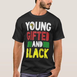 Young ed And Black African Pride Black History Mon T-shirt