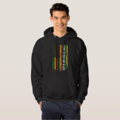 Young ed and Black American Pride Black History Mo Hoodie (Voorkant volledig)