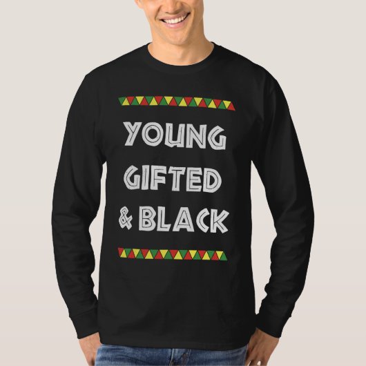 young ed and black Black History T-shirt (Voorkant)