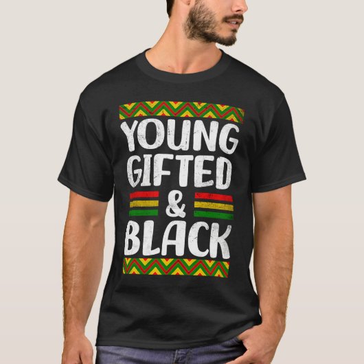 Young ed And Black History African Pride Men Women T-shirt (Voorkant)
