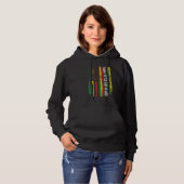 Young ed And Black History Afro African Pride Kids Hoodie (Voorkant volledig)