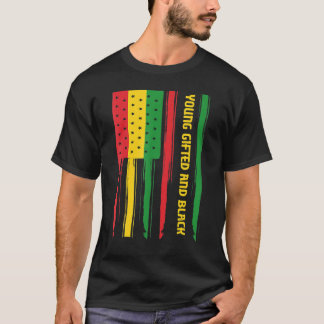 Young ed and Black History Maand African American T-shirt