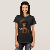 Young ed & Black African American Black History Mo T-shirt (Voorkant volledig)