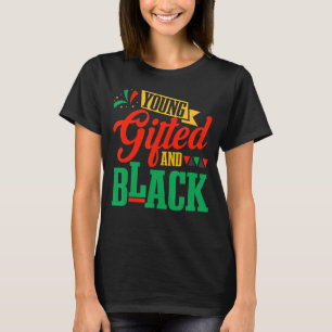 Young Ed & Black African Black History Mannen W T-shirt