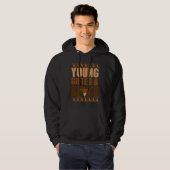 Young ed Black Black Girl Magic Black History Mela Hoodie (Voorkant volledig)