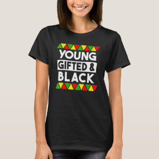 Young ed Black History African Black zwart P.R. T-shirt