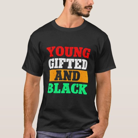 Young Ed Black History Month African American Prid T-shirt (Voorkant)