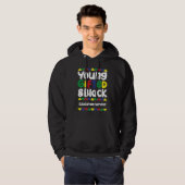 Young ed & Black History Month Education Writer Hoodie (Voorkant volledig)