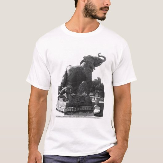 Young Elephant gevangen in een val T-shirt (Voorkant)