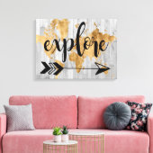 Young Explorer V Canvas Afdruk (Insitu (Woonkamer))