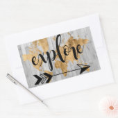 Young Explorer V Rechthoekige Sticker (Envelop)