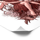 Young Fairy met Flowers van Al Rio Foto Afdruk (Hoek)