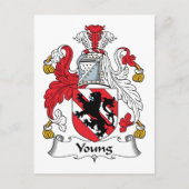 Young Family Crest Briefkaart (Voorkant)