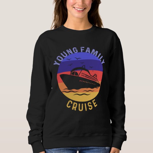Young Family Cruise Matching Get Together Merch Trui (Voorkant)