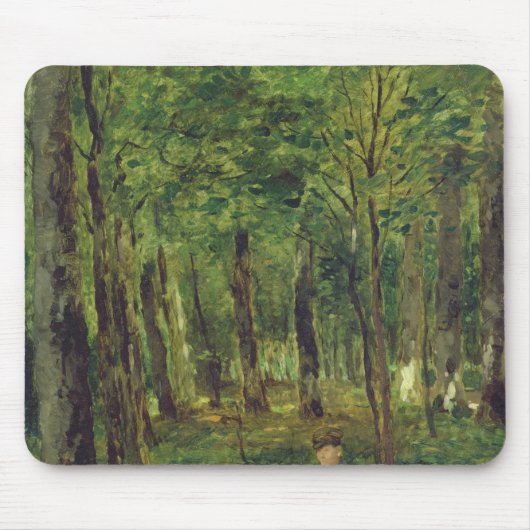 Young Farmer in het bos, 1878 Muismat (Voorkant)