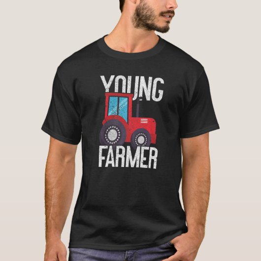Young Farmer Local Farm   Young Farmer T-shirt (Voorkant)