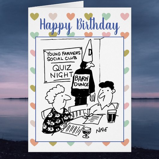 Young Farmers Quiz Night Cartoon