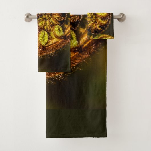 Young Fern Leaves Bad Handdoek (Insitu)