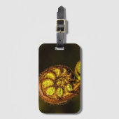 Young Fern Leaves Bagagelabel (Voorkant (verticaal))