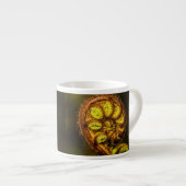 Young Fern Leaves Espresso Kop (Voorkant rechts)