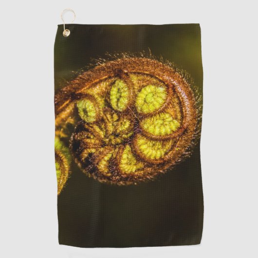 Young Fern Leaves Golfhanddoek (Voorkant)