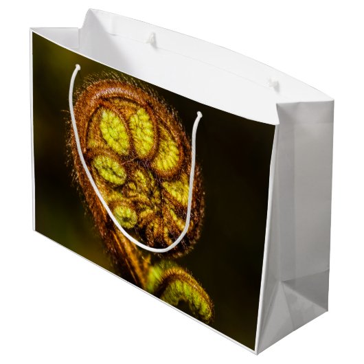 Young Fern Leaves Groot Cadeauzakje (Achterkant Gekanteld)