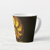 Young Fern Leaves Latte Mok (Rechterhoek)