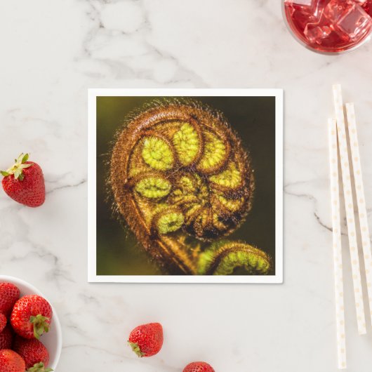 Young Fern Leaves Servet (Insitu)